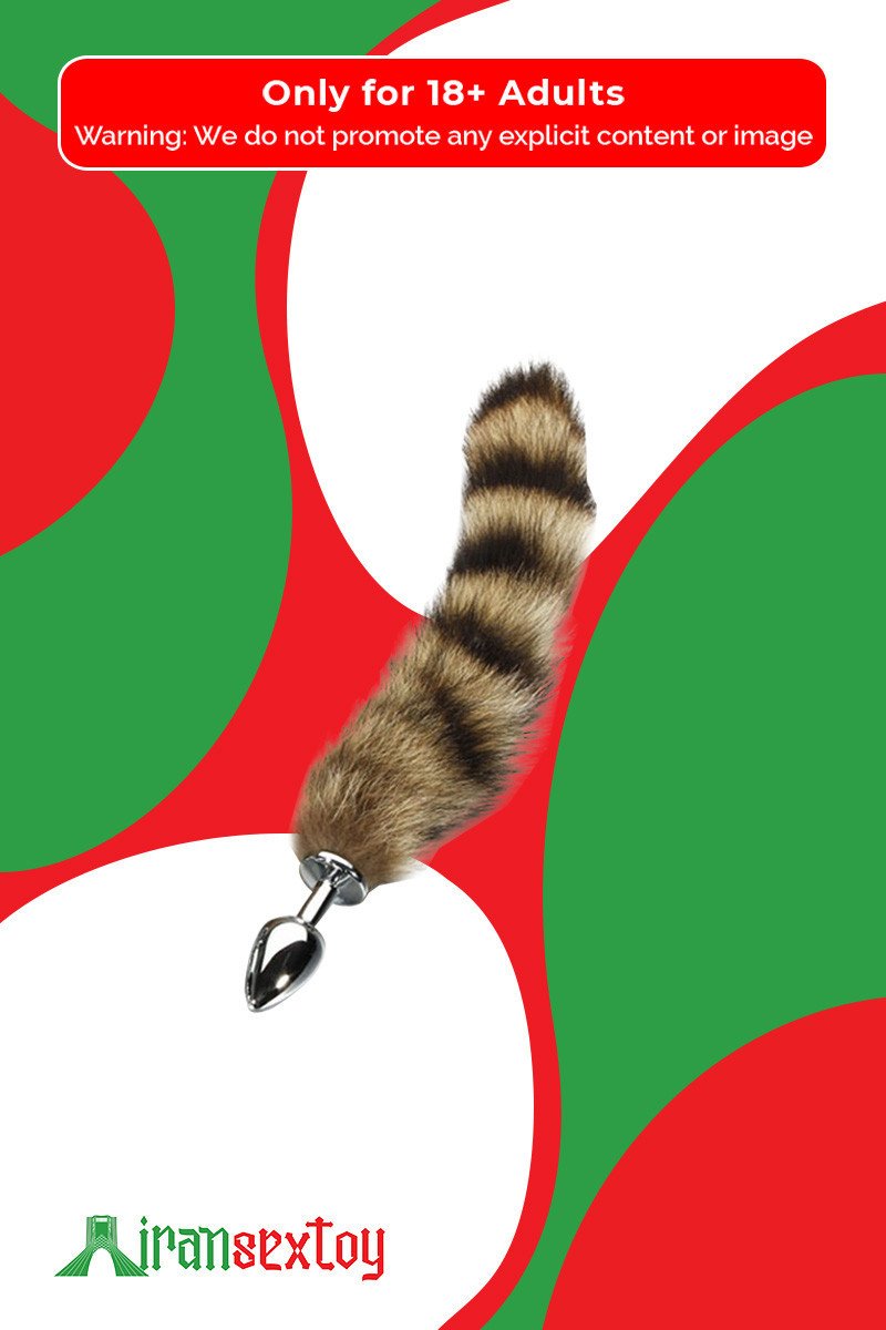 Fox Tail Brown Plated Metal Anal Plugs AD-020